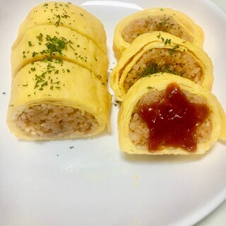 パクパク食べれるひとくちサイズのロールオムライス